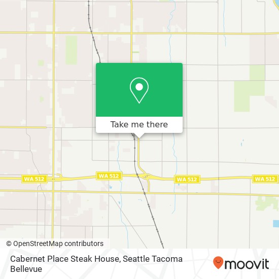 Mapa de Cabernet Place Steak House, 9823 Portland Ave E