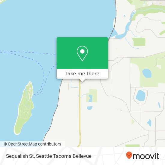 Mapa de Sequalish St, Steilacoom, WA 98388