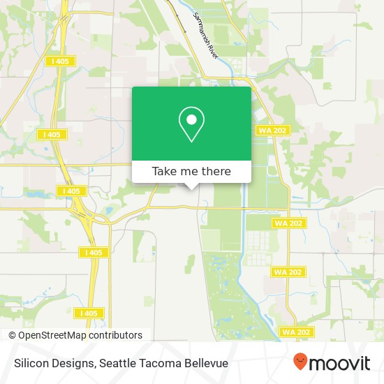 Mapa de Silicon Designs, 13905 NE 128th St