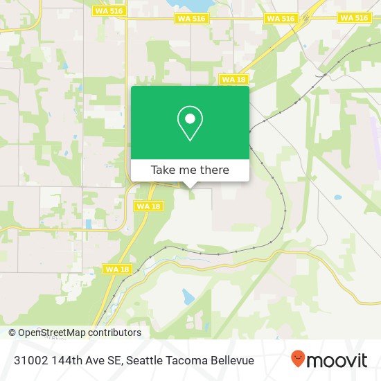 Mapa de 31002 144th Ave SE, Kent, WA 98042