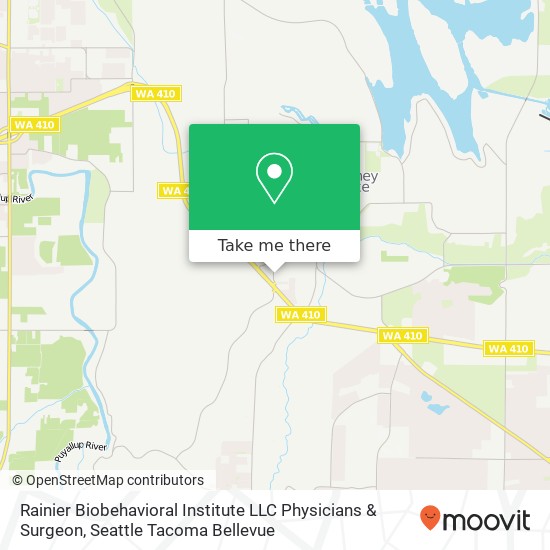 Mapa de Rainier Biobehavioral Institute LLC Physicians & Surgeon, 8910 Main St E