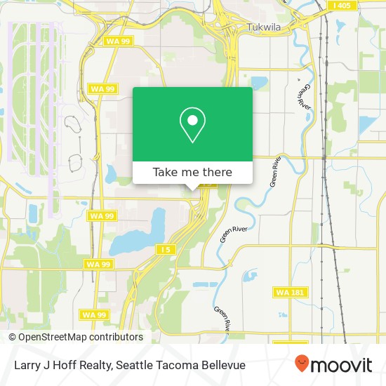 Mapa de Larry J Hoff Realty, 18611 48th Pl S