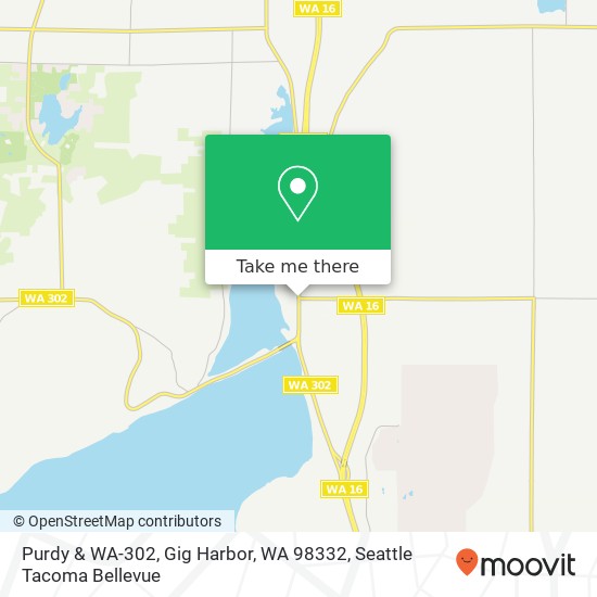 Purdy & WA-302, Gig Harbor, WA 98332 map