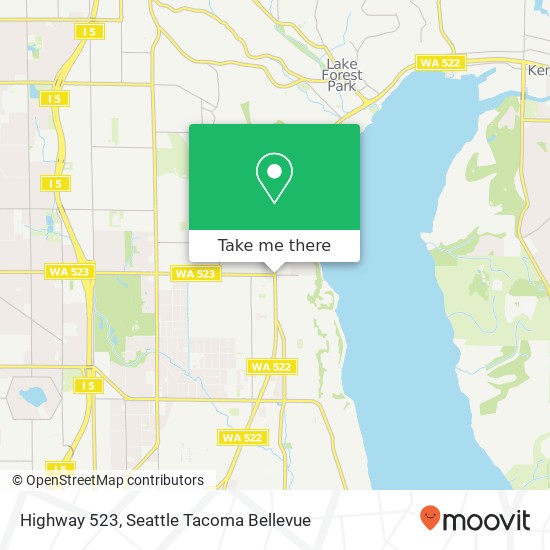 Mapa de Highway 523, Shoreline (SEATTLE), WA 98155