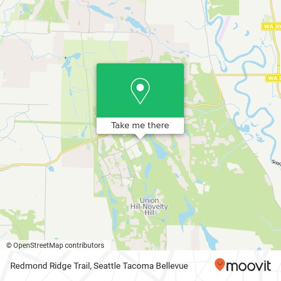 Mapa de Redmond Ridge Trail, Redmond, WA 98053