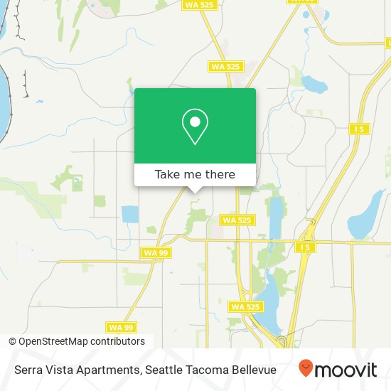 Mapa de Serra Vista Apartments, Lynnwood, WA 98087