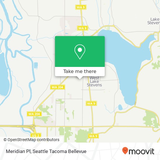 Mapa de Meridian Pl, Lake Stevens, WA 98258