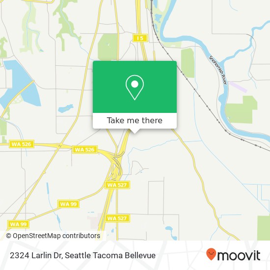 Mapa de 2324 Larlin Dr, Everett, WA 98203