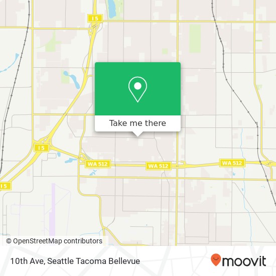 Mapa de 10th Ave, Tacoma, WA 98444