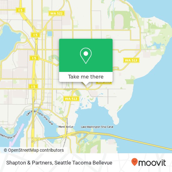 Mapa de Shapton & Partners, 4530 Union Bay Pl NE