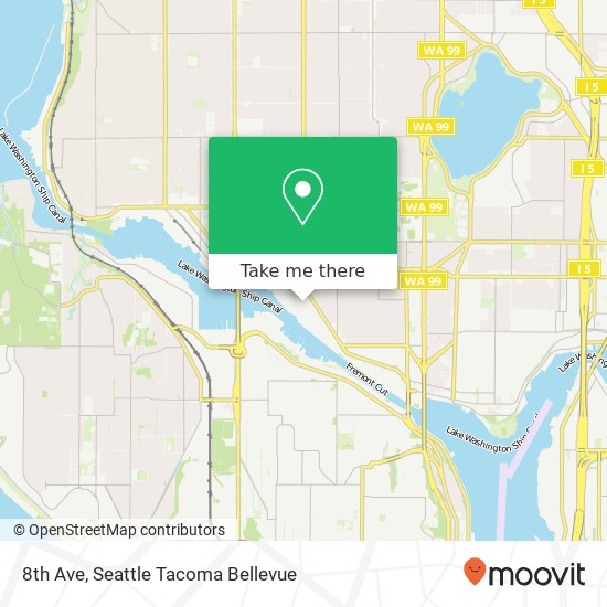 8th Ave, Seattle, WA 98107 map