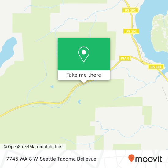 Mapa de 7745 WA-8 W, Olympia, WA 98502