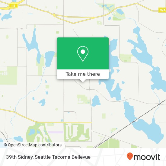 Mapa de 39th Sidney, Lacey, WA 98503