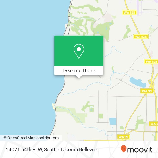 Mapa de 14021 64th Pl W, Edmonds, WA 98026