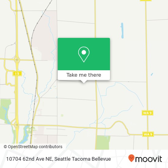 Mapa de 10704 62nd Ave NE, Marysville, WA 98270