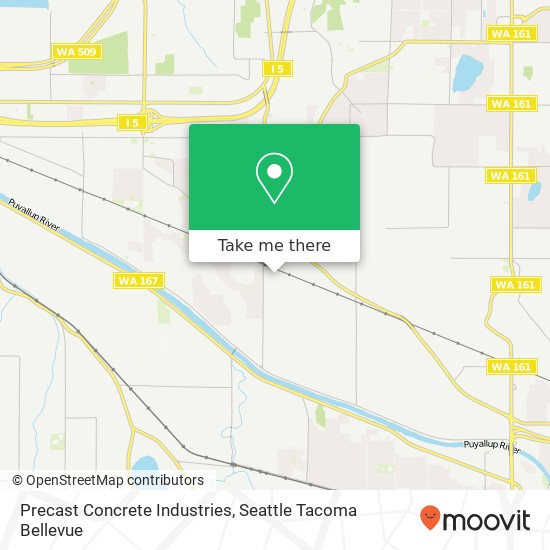 Mapa de Precast Concrete Industries, 3719 70th Ave E