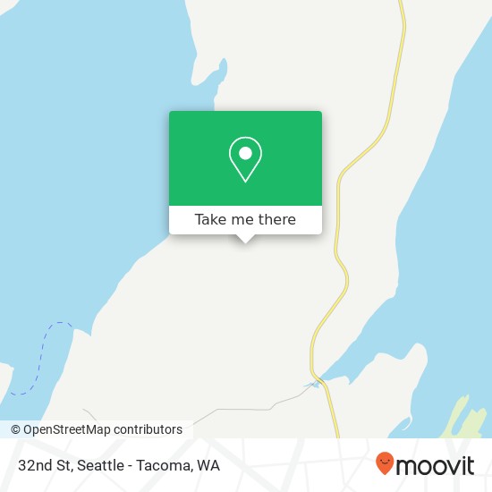 Mapa de 32nd St, Lakebay, WA 98349