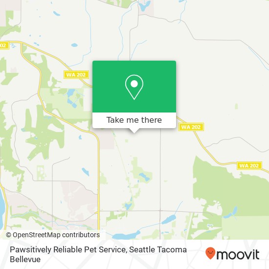 Pawsitively Reliable Pet Service, 23808 NE 27th St map