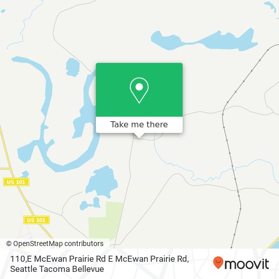 Mapa de 110,E McEwan Prairie Rd E McEwan Prairie Rd, Shelton, WA 98584