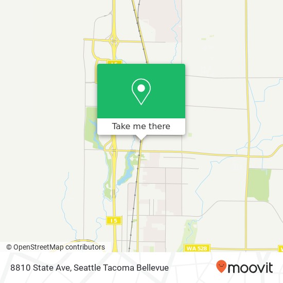 Mapa de 8810 State Ave, Marysville, WA 98270