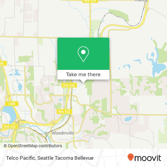 Mapa de Telco Pacific, 20150 144th Ave NE