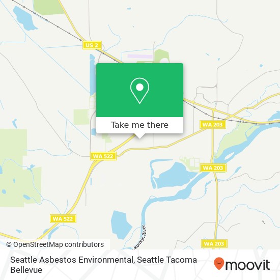 Seattle Asbestos Environmental, 17523 160th St SE map