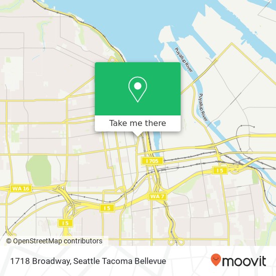 1718 Broadway, Tacoma, WA 98402 map