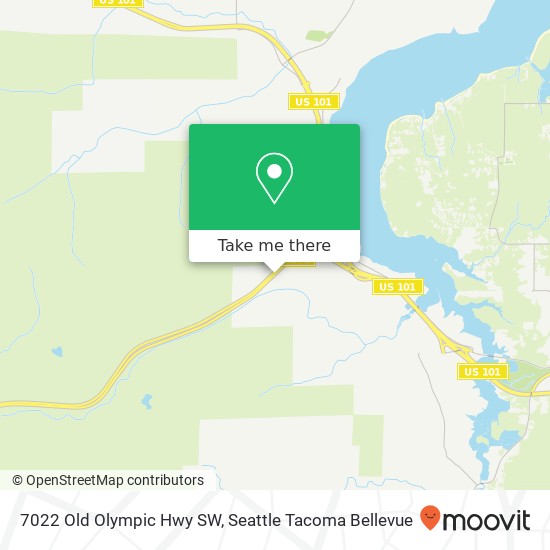 Mapa de 7022 Old Olympic Hwy SW, Olympia, WA 98512