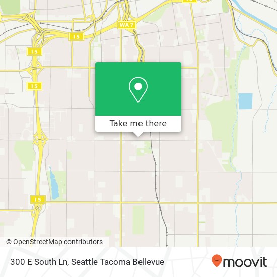 Mapa de 300 E South Ln, Tacoma, WA 98404