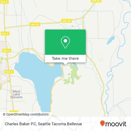 Mapa de Charles Baker P.C, 1311 120th Dr NE