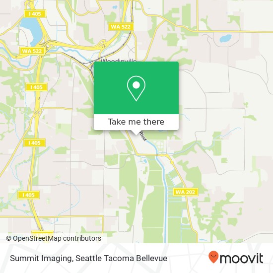 Mapa de Summit Imaging, 15000 Woodinville Redmond Rd NE