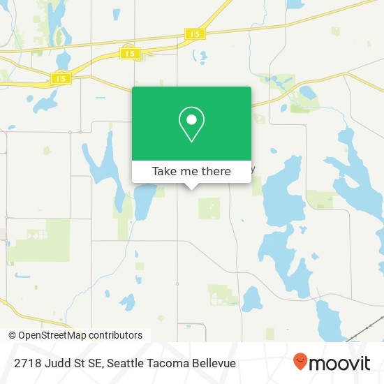Mapa de 2718 Judd St SE, Lacey, WA 98503
