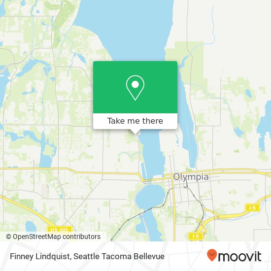 Mapa de Finney Lindquist, 1115 West Bay Dr NW