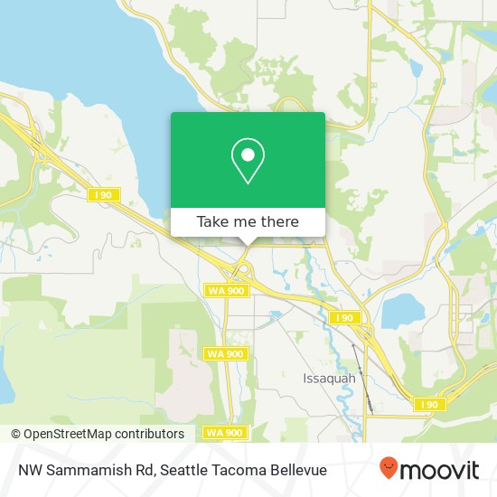 Mapa de NW Sammamish Rd, Issaquah, WA 98027