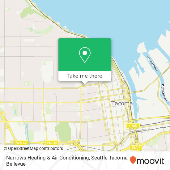 Mapa de Narrows Heating & Air Conditioning, 1601 6th Ave