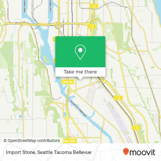 Mapa de Import Stone, 6001 6th Ave S