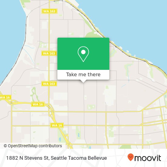 1882 N Stevens St, Tacoma, WA 98406 map