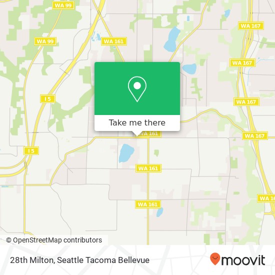 Mapa de 28th Milton, Milton, WA 98354