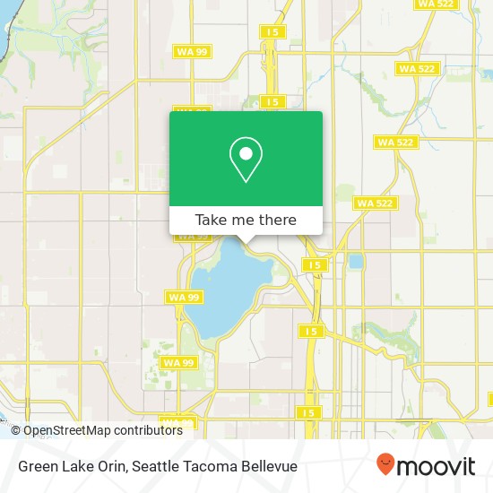 Mapa de Green Lake Orin, Seattle, WA 98103