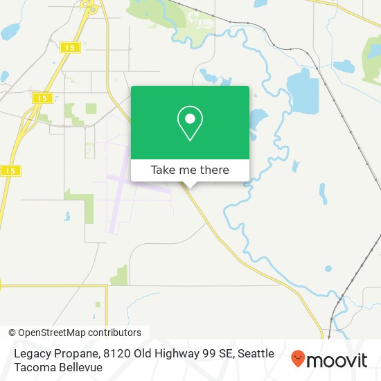 Legacy Propane, 8120 Old Highway 99 SE map