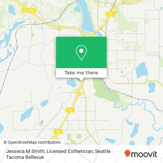 Mapa de Jesseca M Smith, Licensed Esthetician, 1222 S 2nd Ave SW