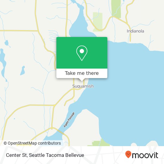 Mapa de Center St, Suquamish, WA 98392
