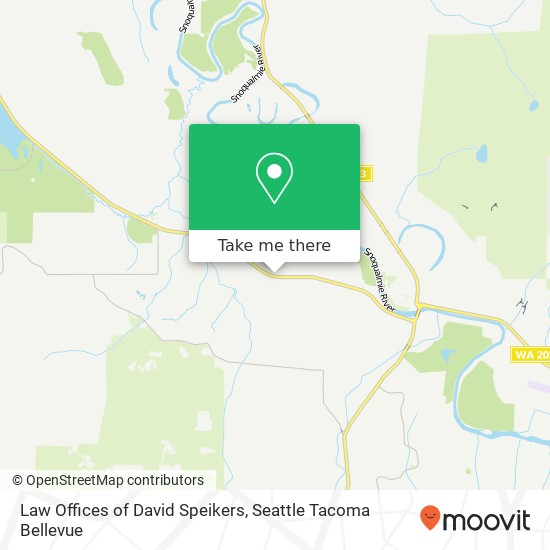 Mapa de Law Offices of David Speikers, 32116 SE Redmond-Fall City Rd