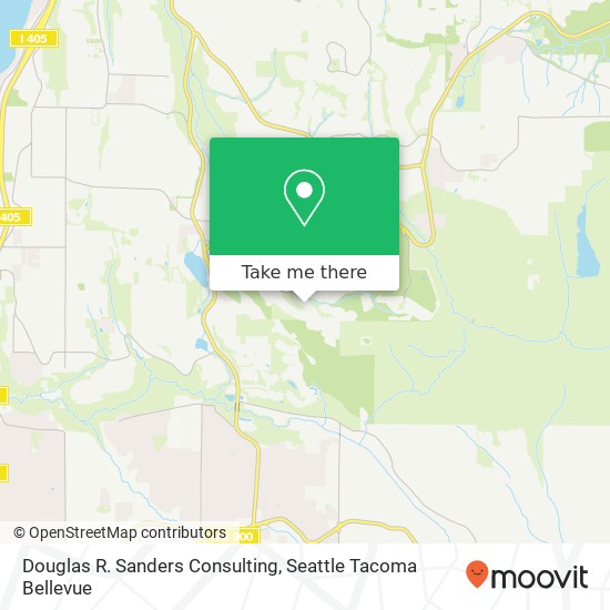 Mapa de Douglas R. Sanders Consulting, 8029 144th Ave SE