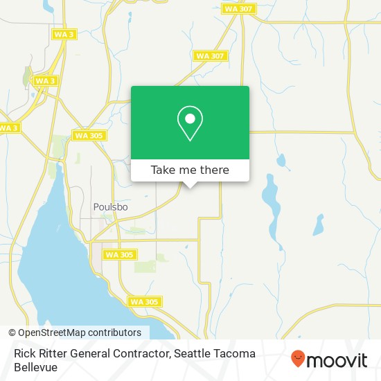 Rick Ritter General Contractor map