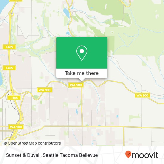 Mapa de Sunset & Duvall, Renton, WA 98059