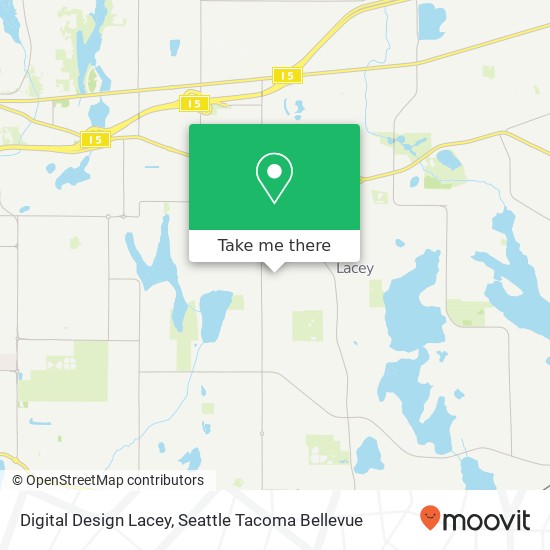 Mapa de Digital Design Lacey, 4709 24th Ave SE