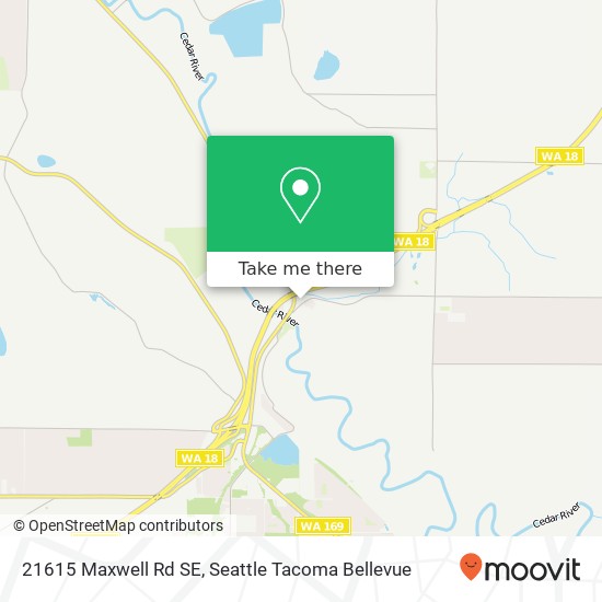 21615 Maxwell Rd SE, Maple Valley, WA 98038 map