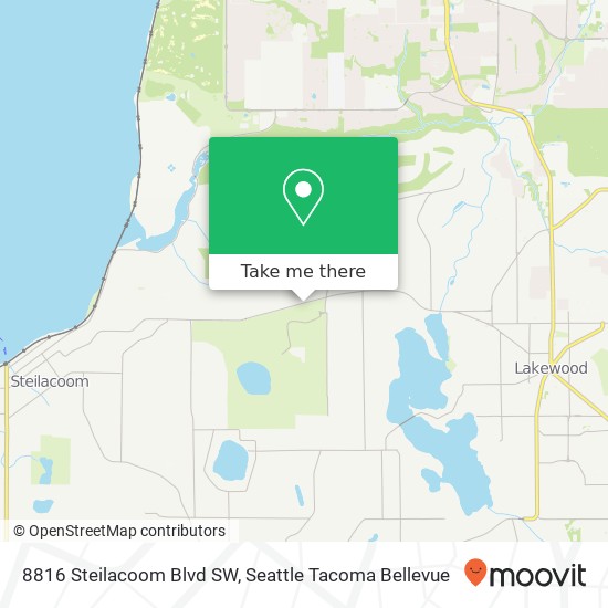 8816 Steilacoom Blvd SW, Lakewood, WA 98498 map