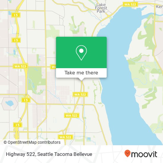 Mapa de Highway 522, Seattle, WA 98125